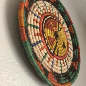 Hand Woven Basket Wall Decor Boho-chic